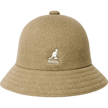 Kangol Wool Casual Bucket Hat in Camel
