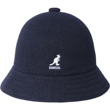Kangol Wool Casual Bucket Hat in Dark Blue #color_ Dark Blue