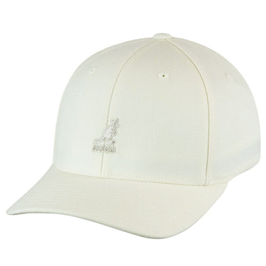 Kangol Wool Flexfit Wool Baseball Cap in White