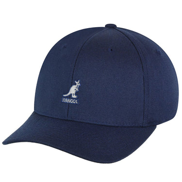 Kangol Wool Flexfit Wool Baseball Cap in Dark Blue
