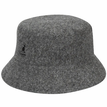 Kangol Wool Lahinch Classic Wool Bucket Hat in Flannel #color_ Flannel