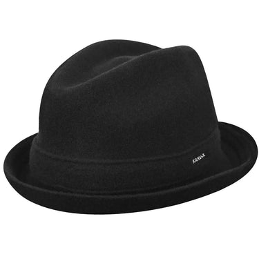 Kangol Wool Player Wool Trilby in Black