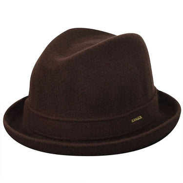 Kangol Wool Player Wool Trilby in Tobacco