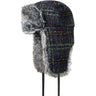 Kangol Wool Ushanka Winter Trapper in Dark Flannel #color_ Dark Flannel
