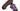 Paul Parkman Men's Textured Leather Sneakers in Blue & Purple