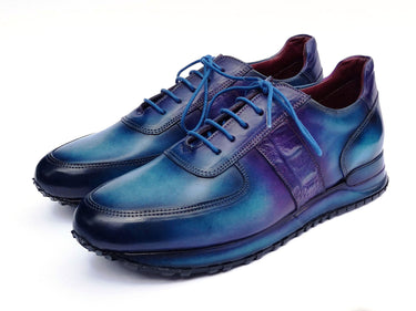 Paul Parkman Men's Turquoise & Purple Patina Sneakers