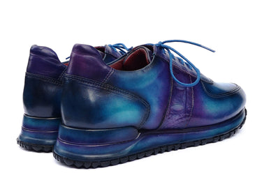 Paul Parkman Men's Turquoise & Purple Patina Sneakers