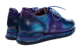 Paul Parkman Men's Turquoise & Purple Patina Sneakers
