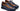 Paul Parkman Men's Patina Leather Sneakers in Blue & Camel in ----- #color_ -----