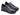 Paul Parkman Men's Patina Leather Sneakers in Navy & Grey in ----- #color_ -----
