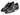 Paul Parkman Men's Triple Leather Sole Hand-Welted Cap Toe Monkstraps in Black in #color_