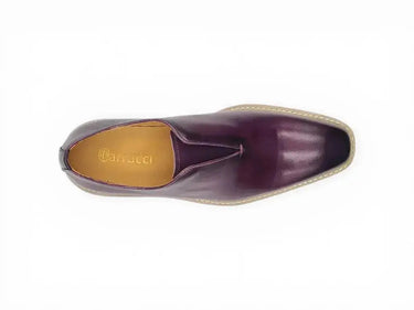 Carrucci Shoes Laceless Loafer Contrast Sole