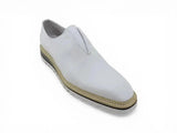 Carrucci Shoes Laceless Loafer Contrast Sole