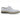 Carrucci Shoes Laceless Loafer Contrast Sole in White #color_ White