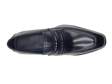 Carrucci Shoes Leather Penny Loafer Chunky Sole