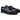 Carrucci Shoes Leather Penny Loafer Chunky Sole in Black #color_ Black