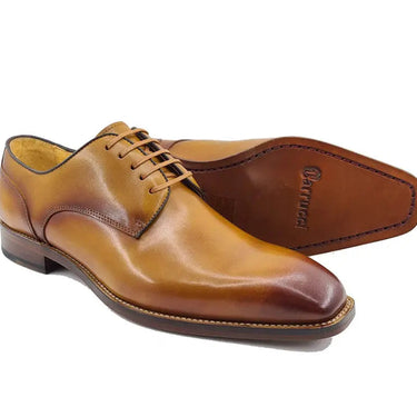 Carrucci Shoes Burnished Leather Plain Toe Blucher