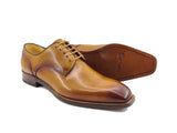 Carrucci Shoes Burnished Leather Plain Toe Blucher