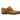 Carrucci Shoes Burnished Leather Plain Toe Blucher in Cognac #color_ Cognac