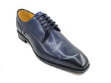 Carrucci Shoes Burnished Leather Plain Toe Blucher