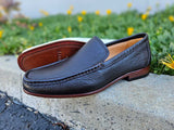 Carrucci Shoes Leather Sole Slip-on Loafer