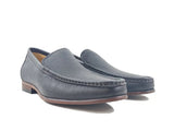 Carrucci Shoes Leather Sole Slip-on Loafer