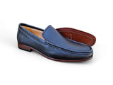 Carrucci Shoes Leather Sole Slip-on Loafer in Brown