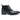 Leather & Suede Slip-On Boot in Black #color_ Black