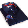 Legendary Button-Up Shirt With Contrast Details // Navy // Contemporary Fit (Regular)
