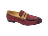 Carrucci Shoes Life Style Penny Loafer With Leather Trim