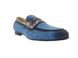 Carrucci Shoes Life Style Penny Loafer With Leather Trim