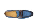 Carrucci Shoes Life Style Penny Loafer With Leather Trim