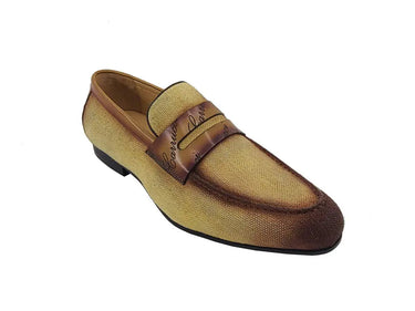 Carrucci Shoes Life Style Penny Loafer With Leather Trim