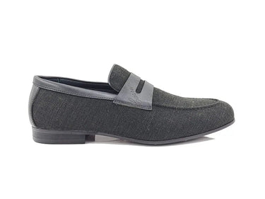Carrucci Shoes Life Style Penny Loafer With Leather Trim