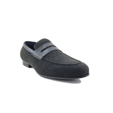 Carrucci Shoes Life Style Penny Loafer With Leather Trim