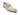 Carrucci Shoes Linen Loafer Gold Buckle Slip-On in #color_