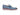 Carrucci Shoes Linen Loafer Gold Buckle Slip-On in Blue #color_ Blue