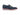 Carrucci Shoes Linen Loafer Gold Buckle Slip-On in Black #color_ Black