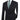 Vinci Black Modern Fit 2 Piece Suit - M2TR
