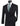 Vinci Black Modern Fit 2 Piece Suit - M2TR