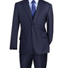 Vinci Navy Modern Fit 2 Piece Suit - M2TR
