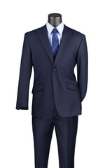 Vinci 2 Piece Modern Fit Suit in Navy - M2TR
