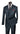 Vinci Black Modern Fit Double Breasted Suit - MDW-1