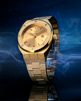 Paul Rich US Frosted Midas Touch Gold Quartz Watch