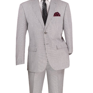 Vinci Black Modern Fit 2 Piece Suit - MSS-1