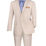 Vinci Tan Modern Fit 2 Piece Suit - F-MSS1