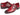 Paul Parkman Men's Single Monkstrap Leather Dress Shoes in Burgundy