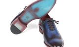 Paul Parkman Men's Wingtip Oxfords in Blue & Purple