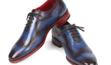 Paul Parkman Men's Wingtip Oxfords in Blue & Purple