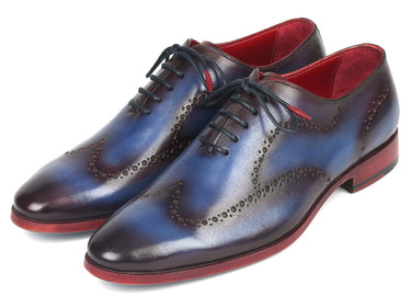 Paul Parkman Men's Wingtip Oxfords in Blue & Purple